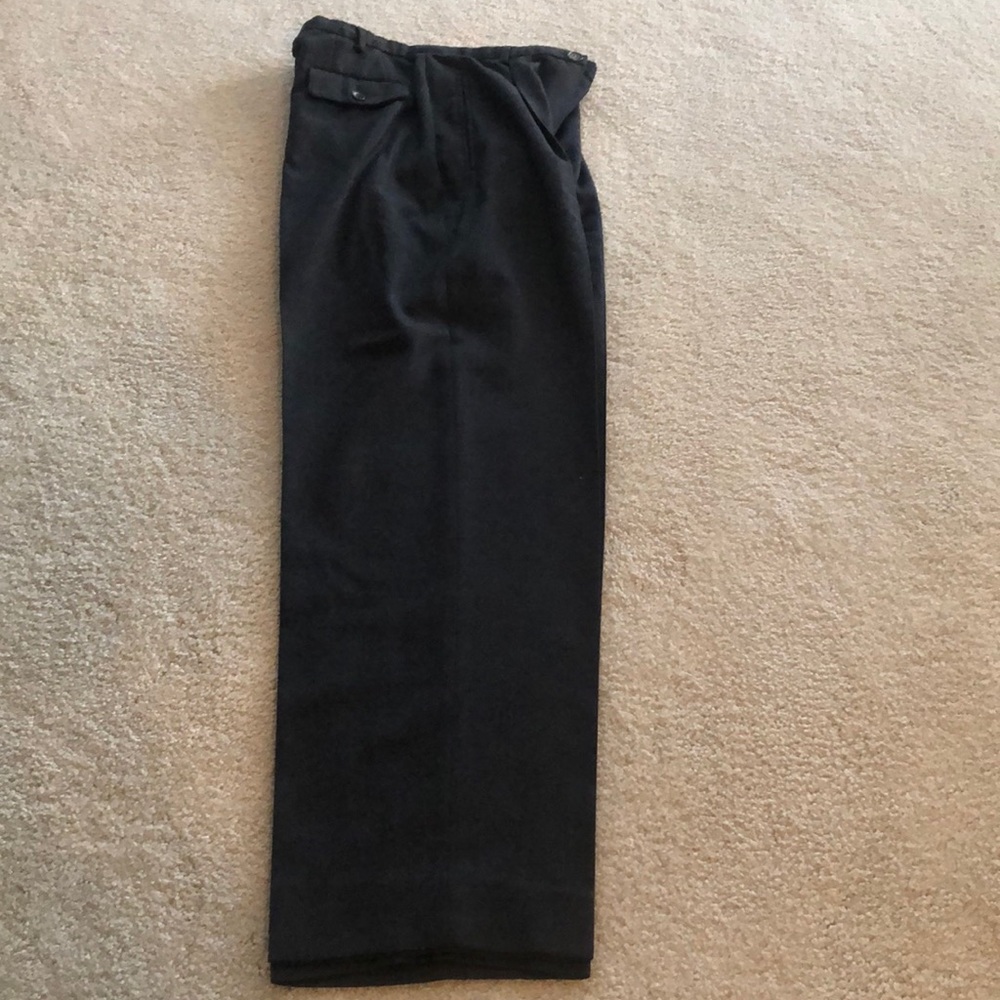 Gray Giorgio Armani wool pants